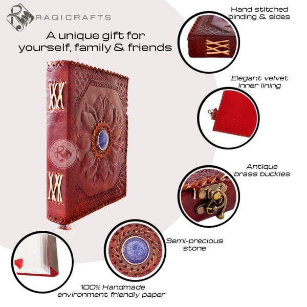 Medieval Floral Journal and Mystic Stone - Image 2
