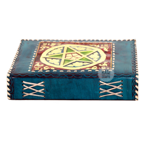 Celtic Pentagram Pentacle “Meenakari” - Turquoise - Image 3