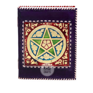 Celtic Pentagram Pentacle “Meenakari” - Violet