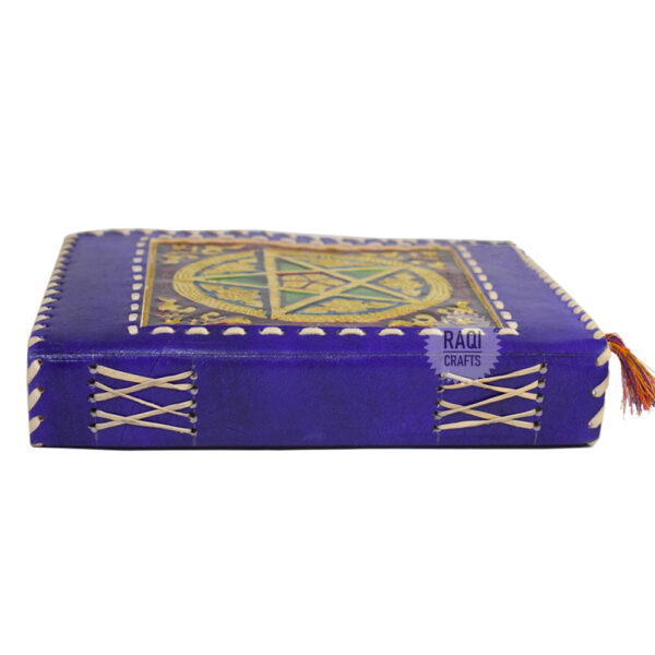 Celtic Pentagram Pentacle “Meenakari” - Blue - Image 5