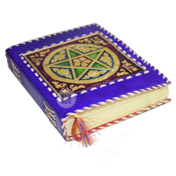 Celtic Pentagram Pentacle “Meenakari” - Blue - Image 6