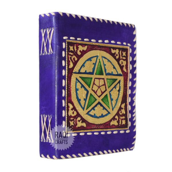 Celtic Pentagram Pentacle “Meenakari” - Blue