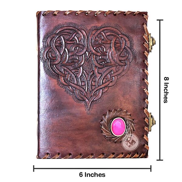 Celtic Heart - Brown 8x6in - Image 3